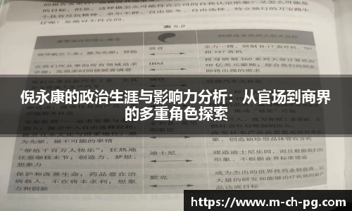 倪永康的政治生涯与影响力分析：从官场到商界的多重角色探索